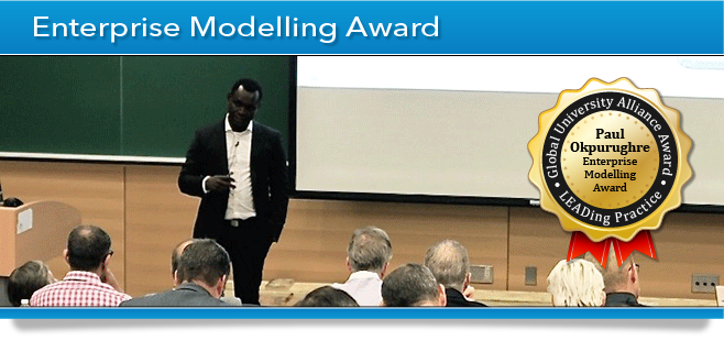 GUA Award Banner - Enterprise Modelling Award - Paul Okpurughre GUA Award Banner - Enterprise Modelling Award - Paul Okpurughre